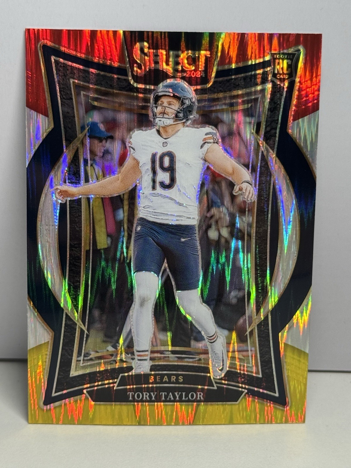 Tory Taylor Panini Select #1 Red & Yellow Shock