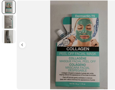 Dermactin Age Defying Collagen Peel-Off Facial Mask 1.76 oz.