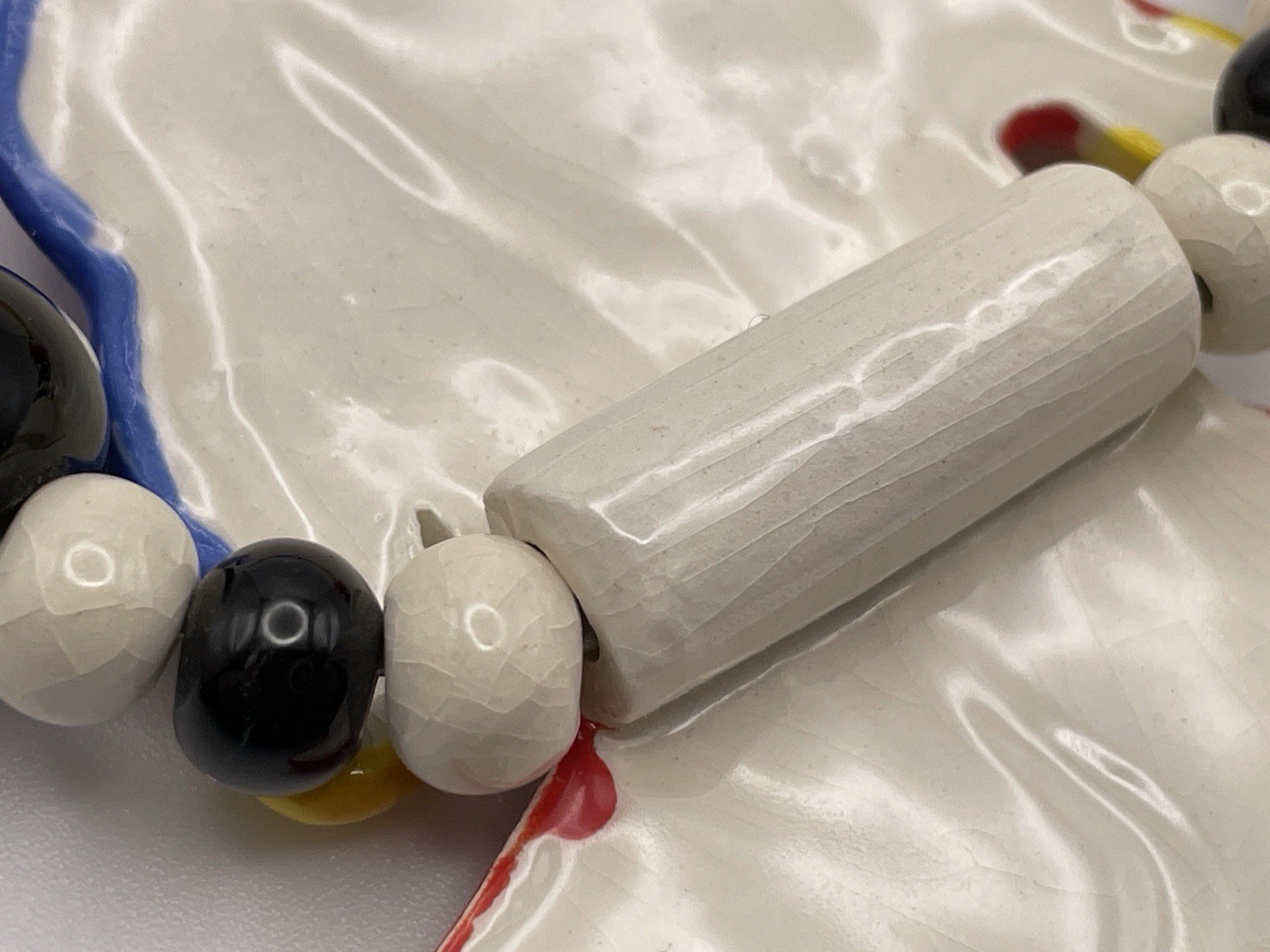 Ruby Z Candace Loheed Ceramic Clown Necklace Some… - image 14