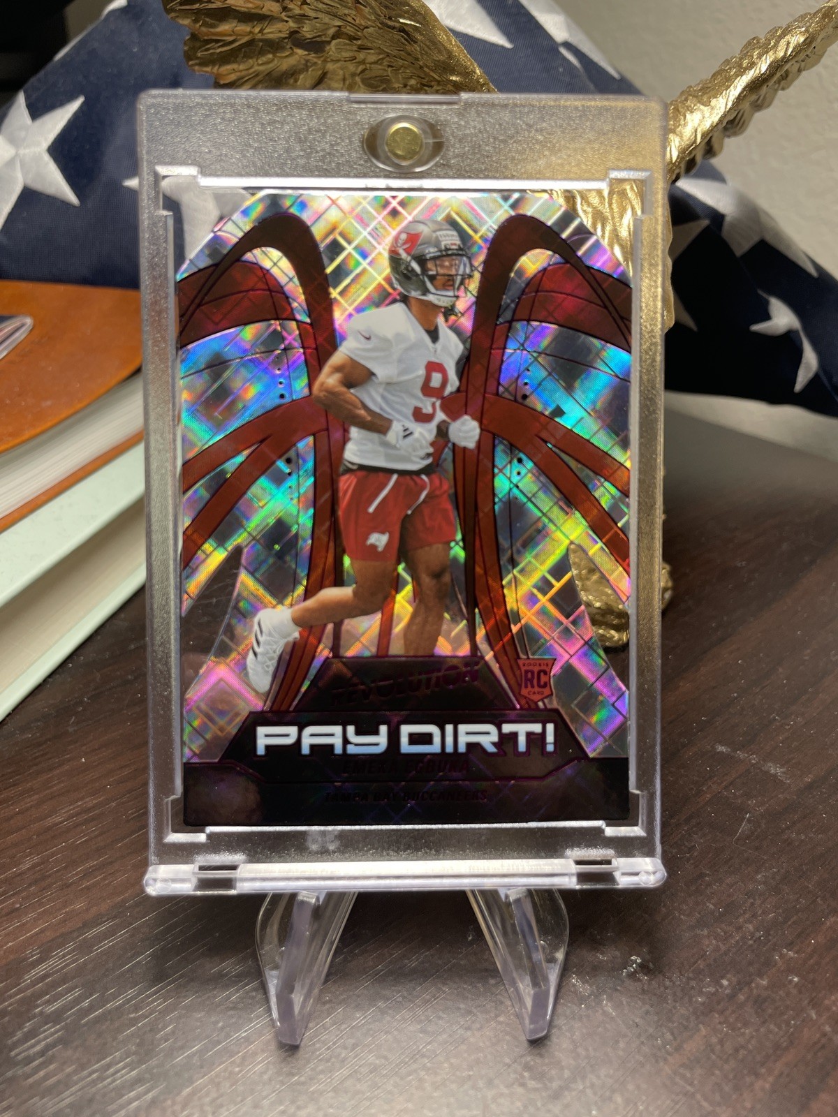 2025 Panini Revolution - Emeka Egbuka Purple Cosmic Pay Dirt! /20 Insert RC