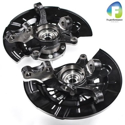 Pair Front Steering Knuckle &Wheel Hub Bearing fit Toyota Camry 2010-2011 Hybrid
