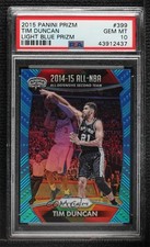 2015 Panini Prizm All-NBA Team Light Blue /199 Tim Duncan PSA 10 GEM MT HOF 5ir