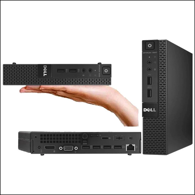 Fast MINI PC MICRO DESKTOP CORE i3 8GB RAM 120GB SSD WiFi WIN 11 Used 19 Monitor - Image 3 of 4