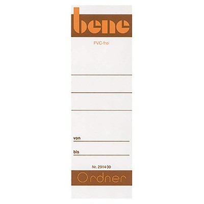 Bene Rückenschilder 291460 VE10