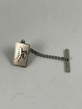 STERLING SILVER SOUTHWEST DANCER TIE TACK LAPEL PIN w/box