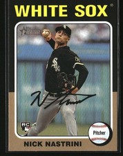 2024 Topps Heritage Nick Nastrini Rookie #647 RC Chicago White Sox
