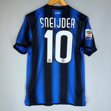 INTER MILAN 2010 2011 HOME FOOTBALL SHIRT JERSEY NIKE 382247-010 #10 SNEIJDER S