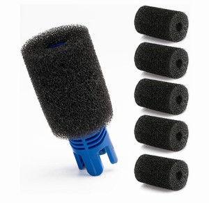Pool Cleaner Tail Sweep Scrubber w/ 5 Foam Scrubbers for Polaris Blue/Black