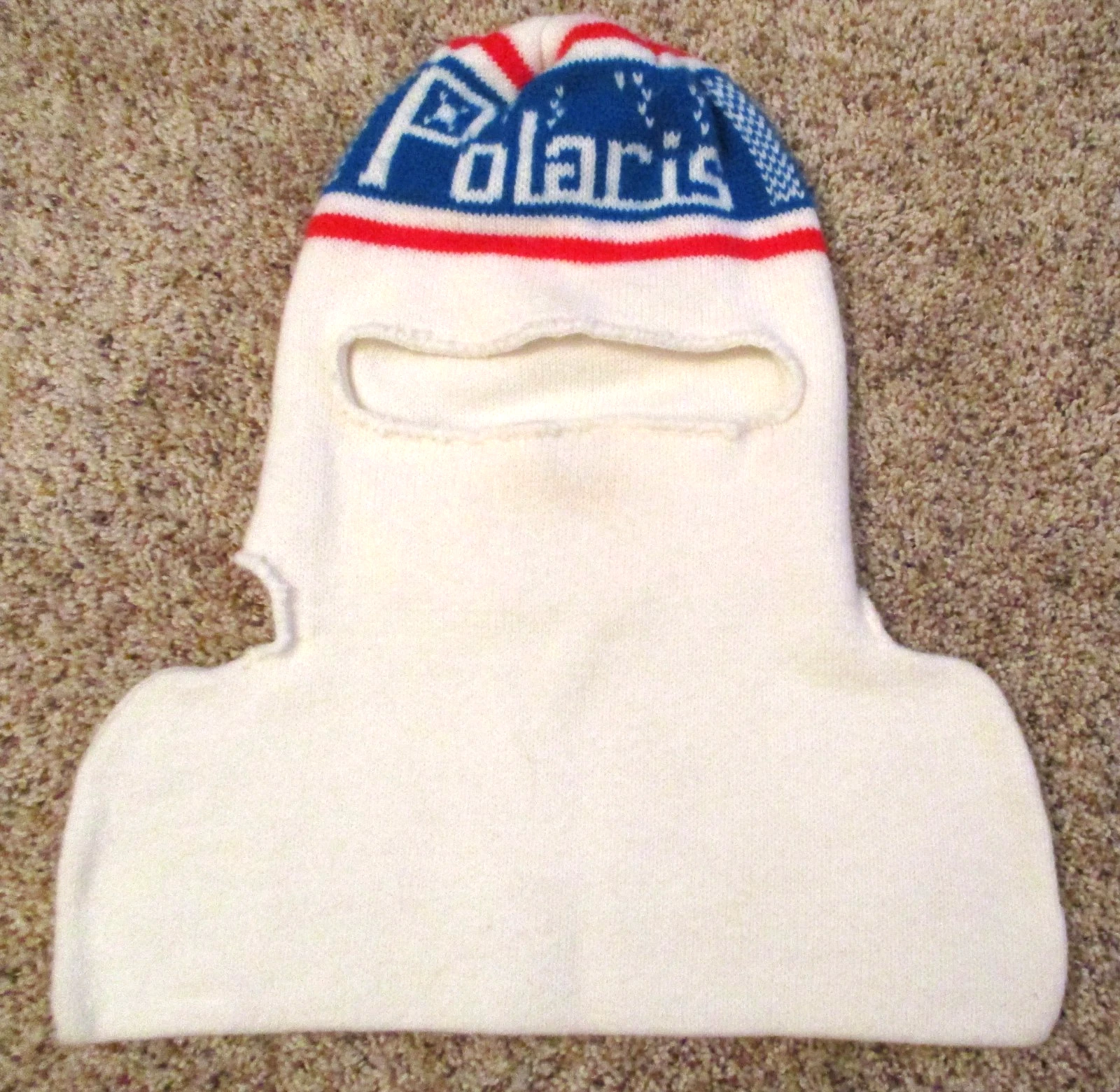 BEAUTIFUL VINTAGE 1960's POLARIS SNOWMOBILE COLD WEATHER BALACLAVA ~ SCARCE!!!!!
