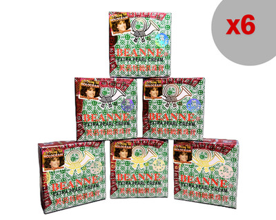 Beanne Extra Pearl Cream/Whitening Face Cream-GREEN Box-0.3 oz (Pack of 6)