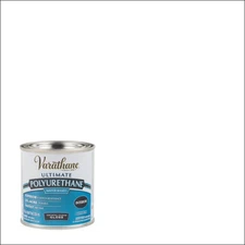 Clear, Varathane Gloss Ultimate Crystal Clear Polyurethane Water-Based,Half Pint