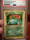 Venusaur 15/102 Base Set (Shadowless) Holo 1st edition PSA graded 4 Excellent