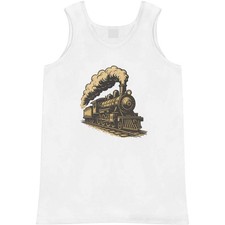 'Classic Steam Train' Adult Vest / Tank Top AV056554