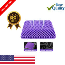 Gel Seat Cushion for Office Chair, Wheelchair, Car Seat and Gaming Chair