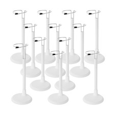 12 Pcs Doll Stands for 8 to 14 Inches Adjustable Dolls Figure S... FAST USA SHIP