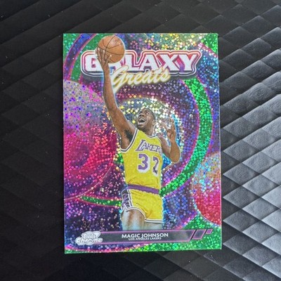 Jersey Match 2026 Topps Chrome Lakers Magic Johnson Galaxy Greats Green 32/75