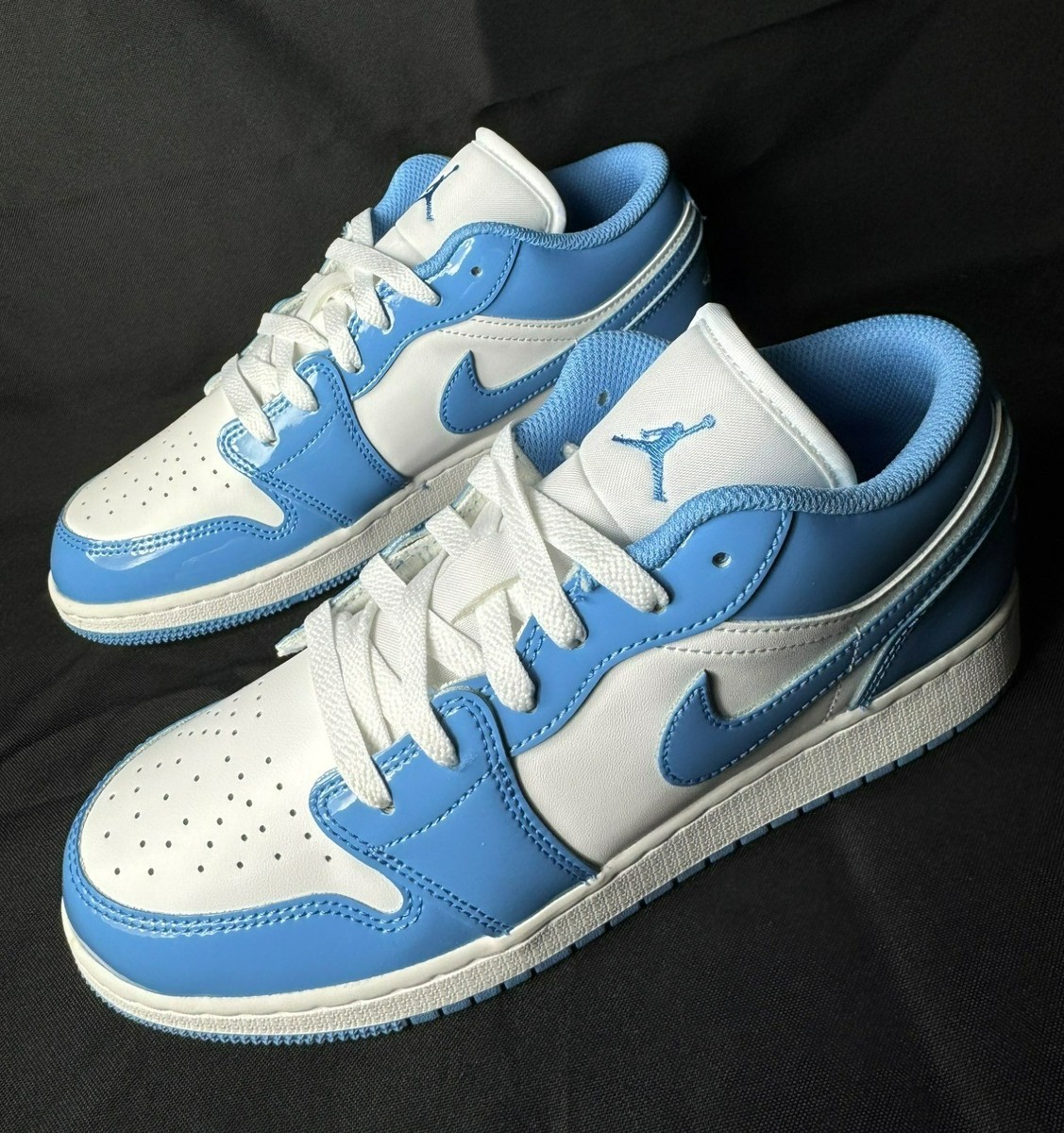 H34- SIZE 6.5Y / 8 WOMEN'S NIKE JORDAN 1 LOW SE WHITE