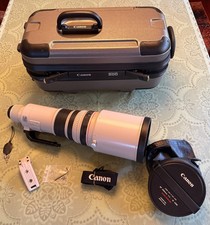 Canon EF 500mm f/4L IS USM Telephoto Lens, EF Mount, Auto/Manual, w/Trunk  Hood