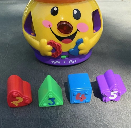 Fisher Price 2005 Laugh & Learn Cookie Jar Shape Count Toy - Working Incomplete - Picture 3 of 3