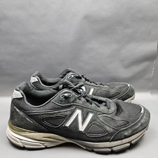 New Balance 990v4 Zapatos Para Hombre Talla 15 4E Negro Gamuza Correr Tenis Atléticos