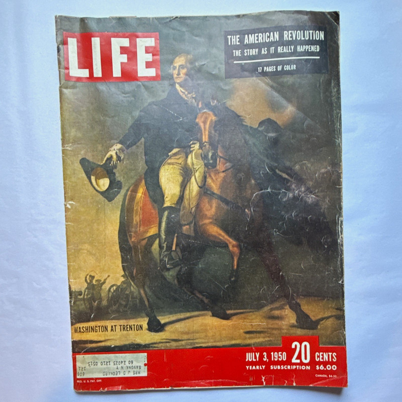 LIFE Magazine July 3 1950 Illustrated Weekly History, American Revolution