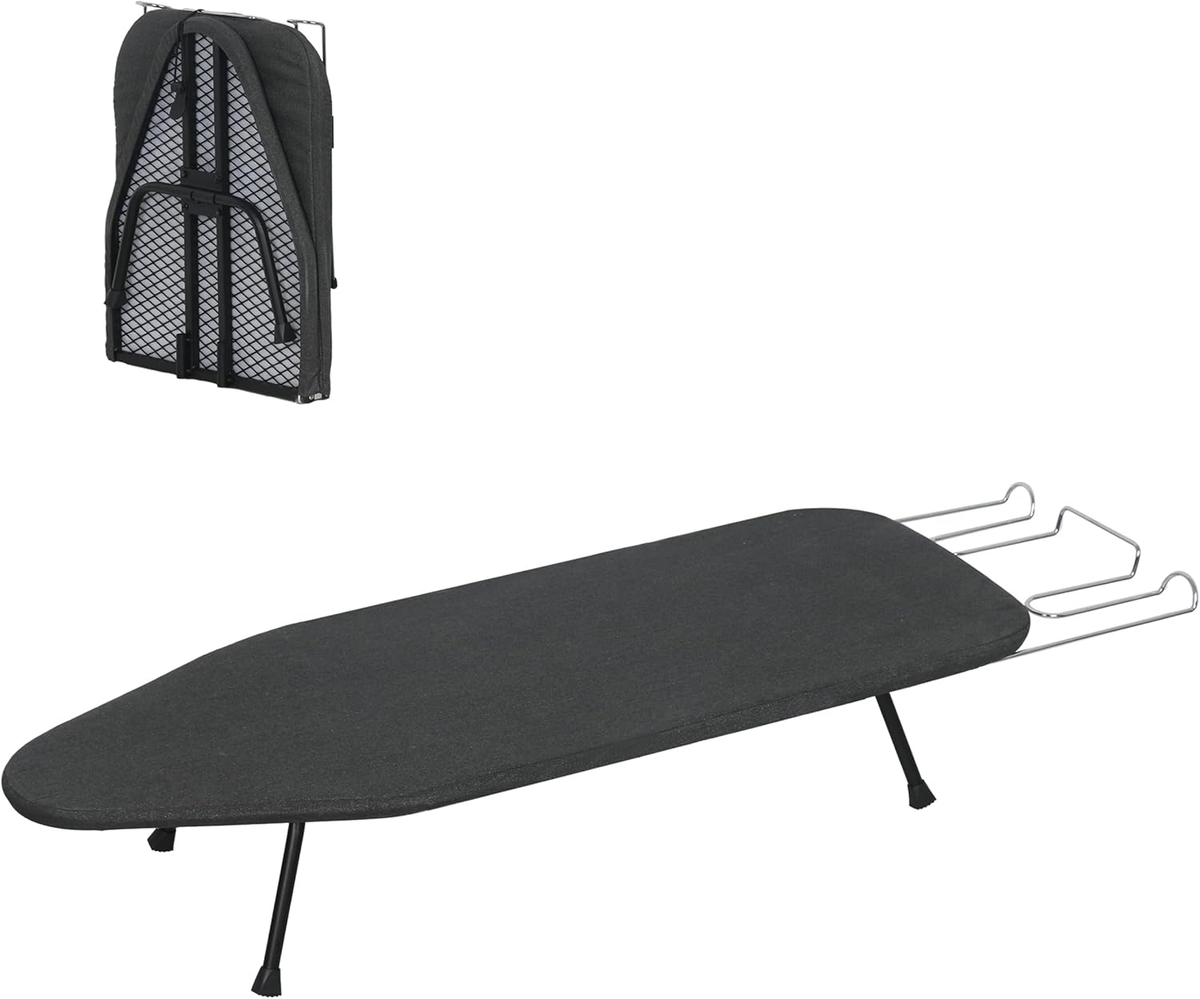 Small Tabletop Ironing Board, Foldable Compact Ironing Board with
