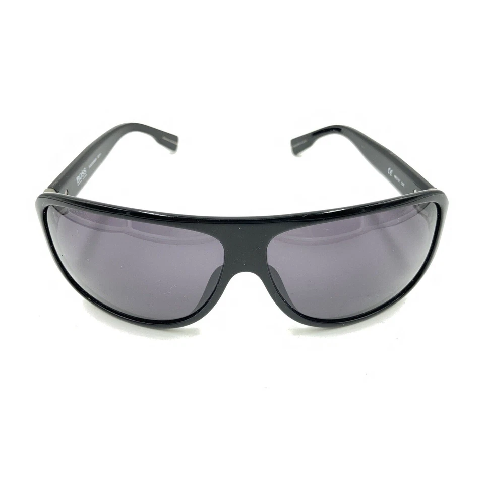 Gafas de sol Hugo Boss 0099/S 807Y1 negras rectangulares envolventes lentes grises 66-12 120 Foto 2 de 4