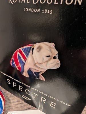 Royal Doulton London 1815 the Bulldog 007 SPECTRE James Bond With