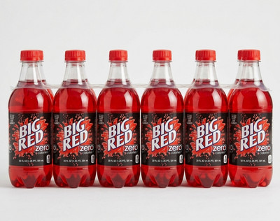 Big Red Soda Zero 20 fl oz Pack of 6 SAMEDAYSHIP!!