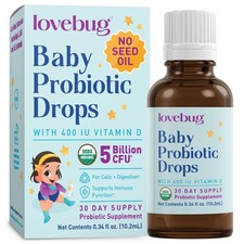Baby Probiotic Drops - Organic Probiotics for Immune Support and Baby Constip...