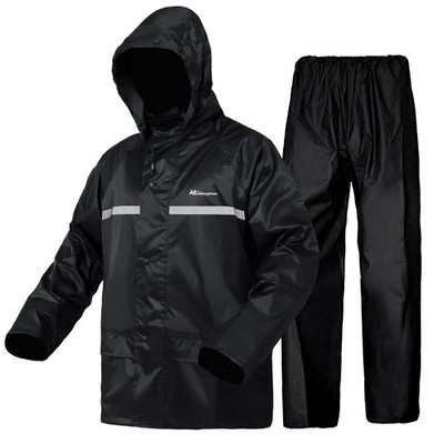 Unisex Waterproof Work Rain Suit Gear Lightweight Coat Jacket & Pants Set