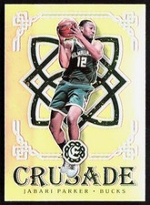 2016-17 Panini Excalibur JABARI PARKER Silver Prizm Crusade Card #31 Bucks