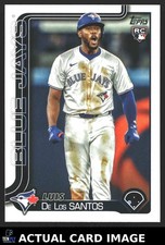 2025 Topps Series 1 LUIS DE LOS SANTOS #13 NM [RC] Rookie Card. rookie card picture