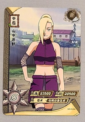 Rare Ino Yamanaka Carte De Collection Naruto Jcc Kayou NR-R- 34 Chinoise