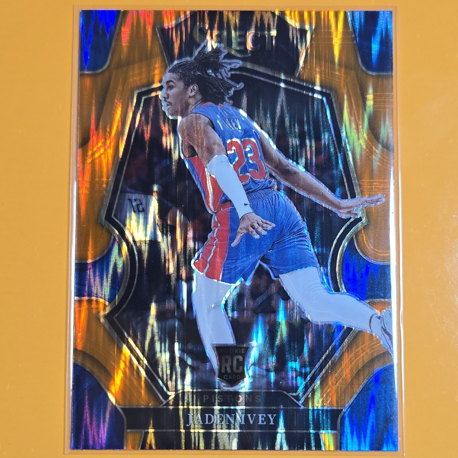 2022-23 Panini Select - Premier Level Jaden Ivey #178 Orange Flash Prizm (RC)