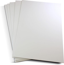 Art Foam Board 18x24 White 5 Pack 3/16 in Double Sided Mount Board Sheets