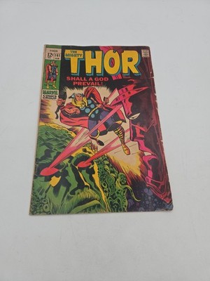 Marvel The Mighty Thor #161 Stan Lee Jack Kirby Shall a God Prevail! Comic