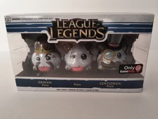 Funko League of Legends Poro 3-Pack - Draven, Poro, Gentleman GameStop Exclusive