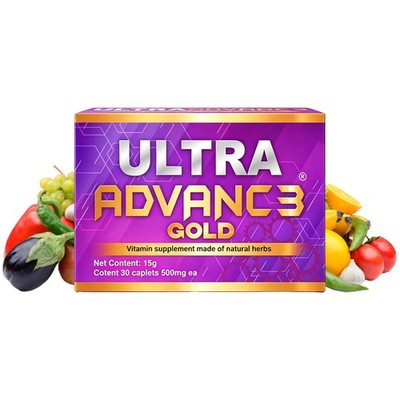 Ultra Advance Vitamin & Mineral Supplement 30 Capsules 500 mg