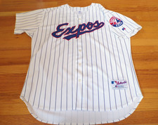 RARE NWOT VINTAGE RUSSELL ATHLETIC AUTHENTIC MLB MONTREAL EXPOS WHITE JERSEY 52