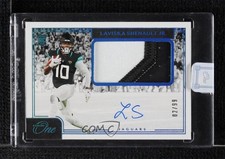 2020 Panini One Rookie Blue 2/99 Laviska Shenault Jr #19 Patch Auto 0c3