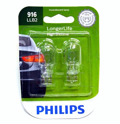 Philips LongerLife 916 7.29W Zwei Innenraum Cargo Kofferraum Licht Ersatz Lampe
