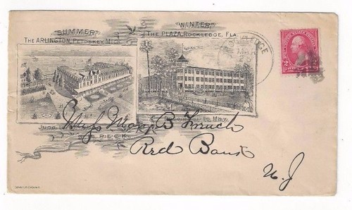 1895 Rockledge FL Advertising, The Plaza Hotel, Buildings