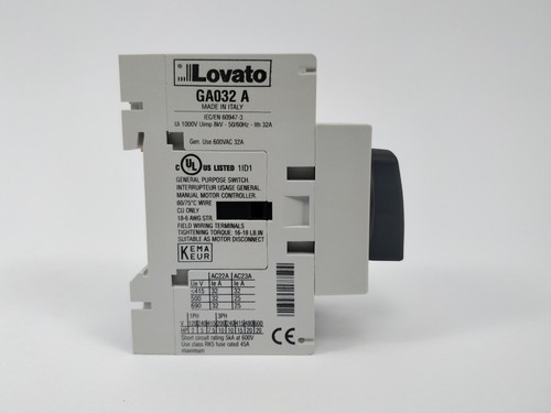 Lovato Electric GA032A Three-pole switch disconnector - Picture 4 of 6