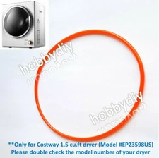 Dryer Blower Fan Belt for Costway 1.5 cu.ft Dryer EP23598US 23598-CYPE, GYJ25-78
