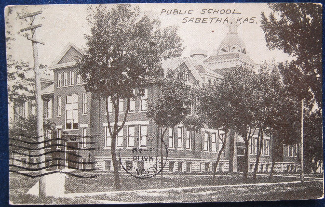 Public School Sabetha Kansas 1910 eBay