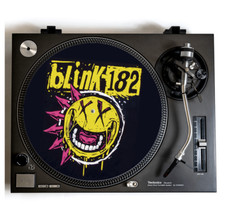 BLINK 182 Turntable Slipmat for Vinyl Records 12  DJ Slip Mat punk rock vinyls