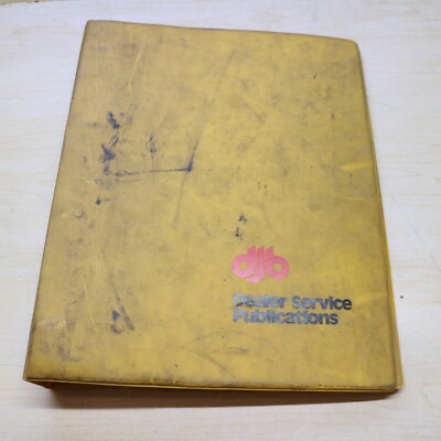 CAT DJB Caterpillar Dump Truck Parts Service Bulletin Book Manual Catalog Guide