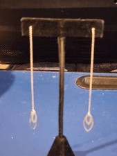 Sterling Silver Long Dangle Earrings