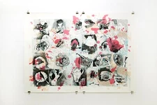 Screen print, 105 x 150 cm, signed, original artwork artwork, on paper 250gsm 